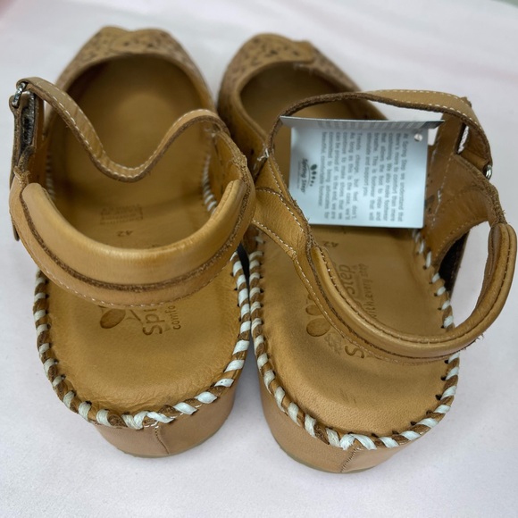 Spring step leather peep-toe Mary Jane 🐪 color size 42 - Picture 5 of 6